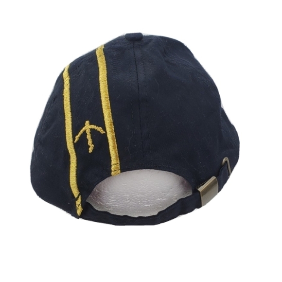 NWTF Turkey Golden Gobbler 2002 Black Gold Ball Cap Adjustable Strapback Hat VTG - Picture 4 of 11